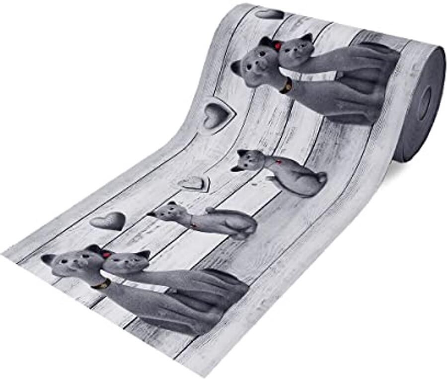 Tapijtloper voor keuken met digitale print en antislip onderkant 300 x 50 cm