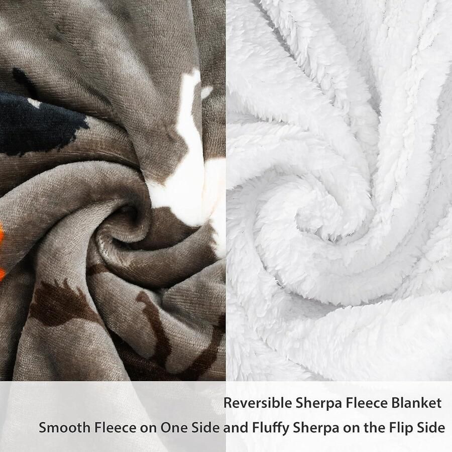 Tapue Sherpa Fleece Deken Warm Dik Zachte Winter Pluche Couch Throw Gezellig Fleece Deken Single Bed All Season 150 x 130 cm