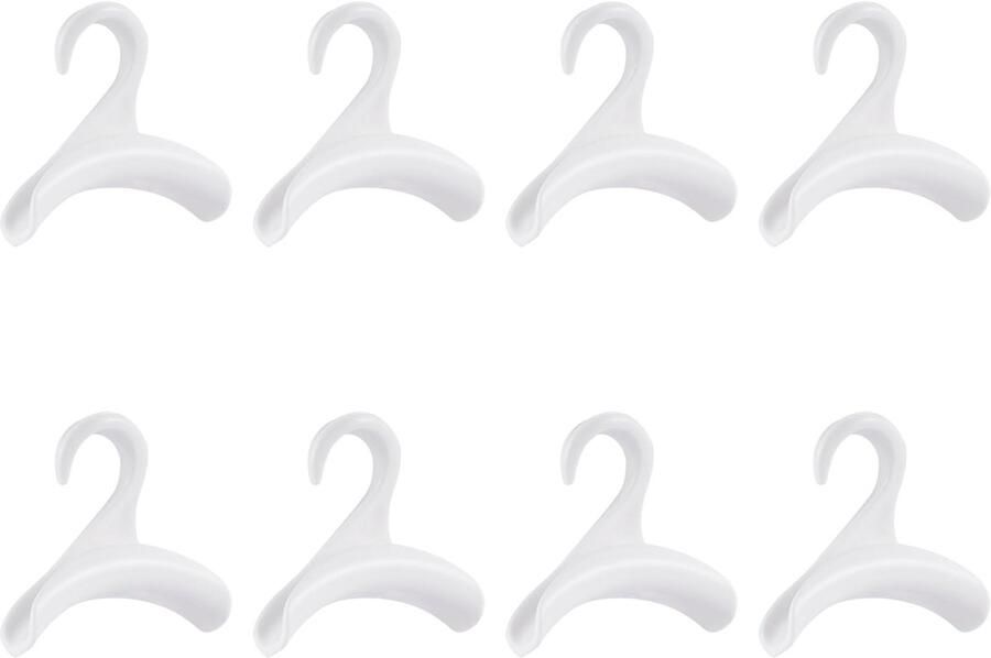 Tassenhaken Set van 8 voor Efficiëntie en Ruimtebesparing in Kledingkasten en Garderobes