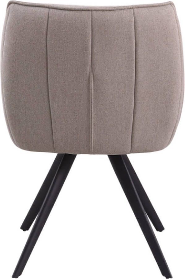 Taupe eetkamerstoel stoelen eetkamerstoelen set van 2