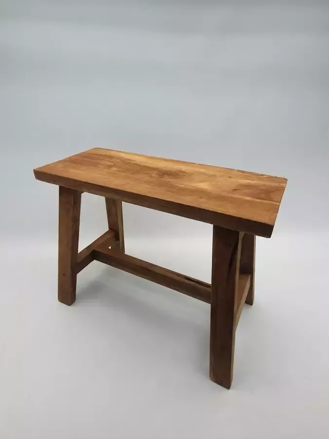 Teak houten krukje
