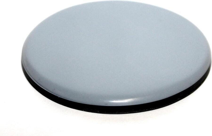 Teflon meubelglijders 80 mm rond zelfklevend 5 mm dik glijders voor stoelen en kasten parket en tegels 8 stuks