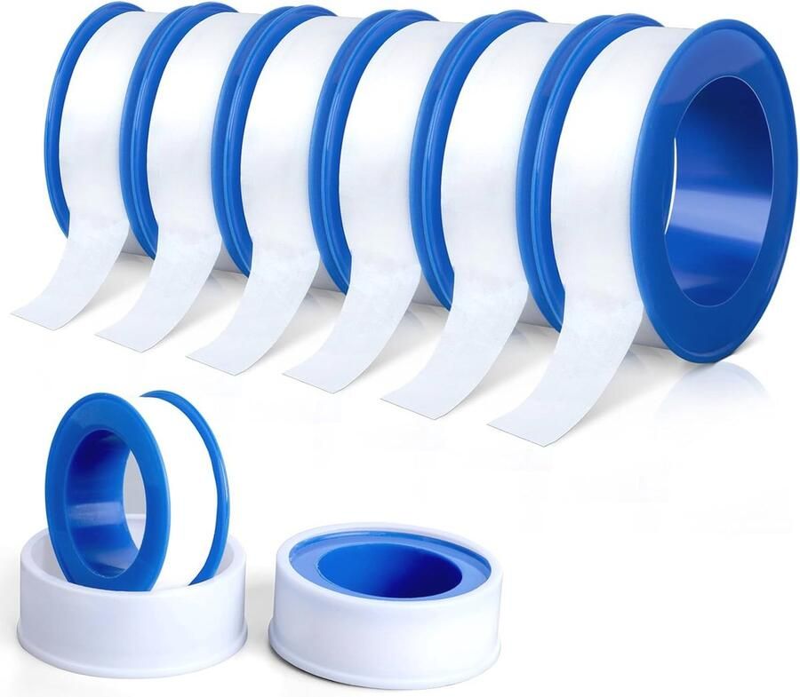 Teflon Tape voor Schroefdraadafdichting 10 m x 13 mm PTFE Band voor Zwembad Keuken en Industrie