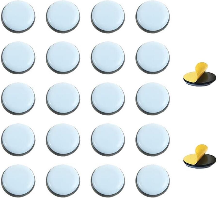 Teflon tapijtsliders Meubelglijders voor bescherming set van 24 25 mm