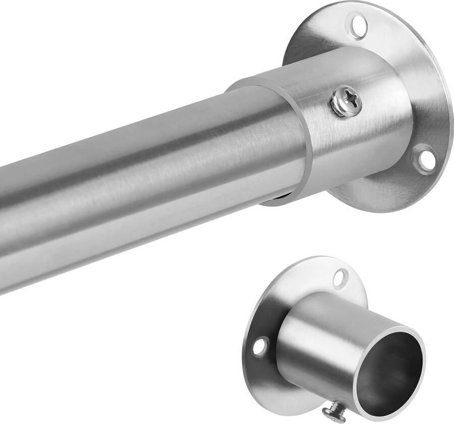 Uitbreidbare Kledingkast Organizer Rek Verstelbare Planken voor Organisatie en Opslag Geen Boor Locker Opbergrek Badkamer en Kledingkast Organisator 16.5 inch Breed (30-40 cm 118-157 inch) Kledingkast - Foto 6