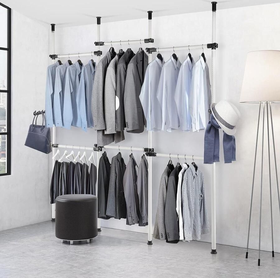 Telescopische Kledingkast Systemen Hoogte en Breedte Verstelbaar HTML Content