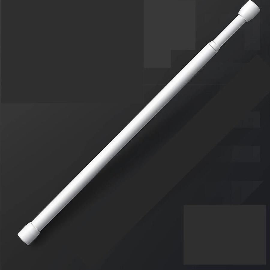 Telescopische trekstang verstelbare stang 30-50 cm uitschuifbare hangstang geschikt voor kasten boekenplanken kledingkasten kasten badkamer