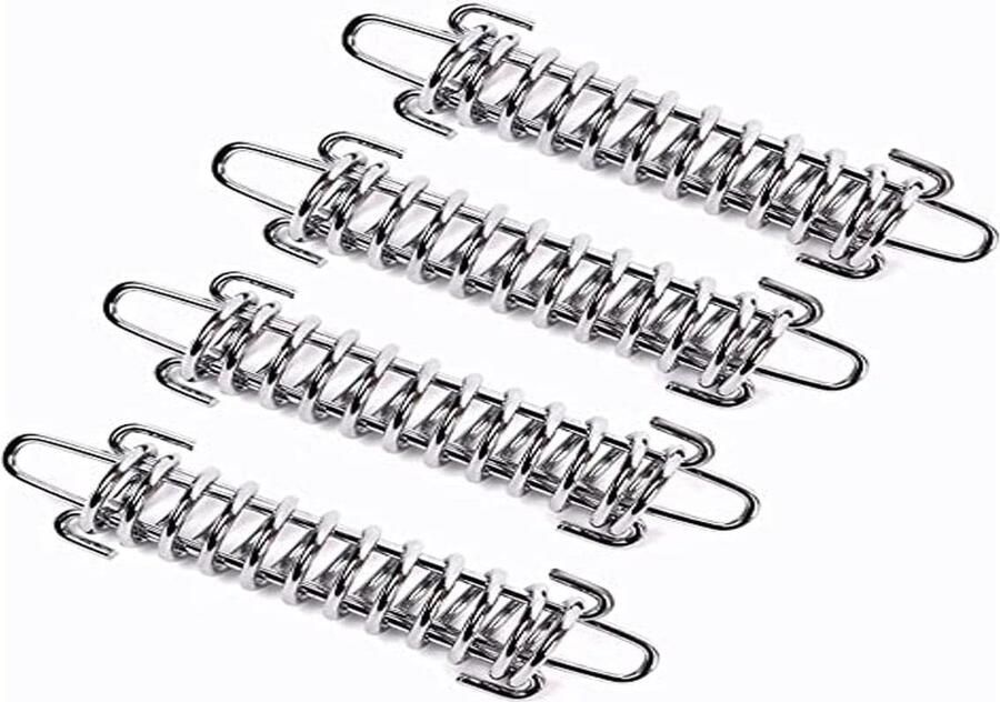 4 stuks tenttrekveer- campingtent- spanveer- zonnezeil- springveren- veergesp- tent- springveren- bevestiging zonnezeil-bevestigingsaccessoires voor campingtent- bevestigingsaccessoires-9.2cm