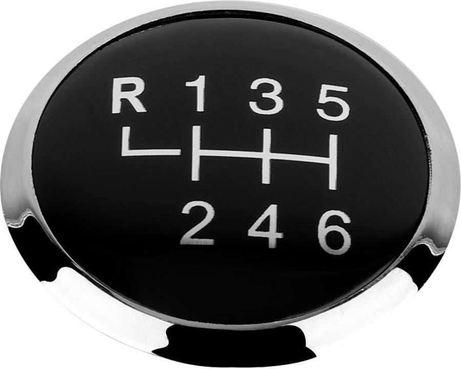 Terisass Knop Stick Cover Auto 6 Speed Gear Embleem Badge Trim voor T5.1 voor t5.1 knop t5 knop 6 Snelheid+Gear knop Badge+6 Speed Gear knop +6 Speed Gear knop + t5