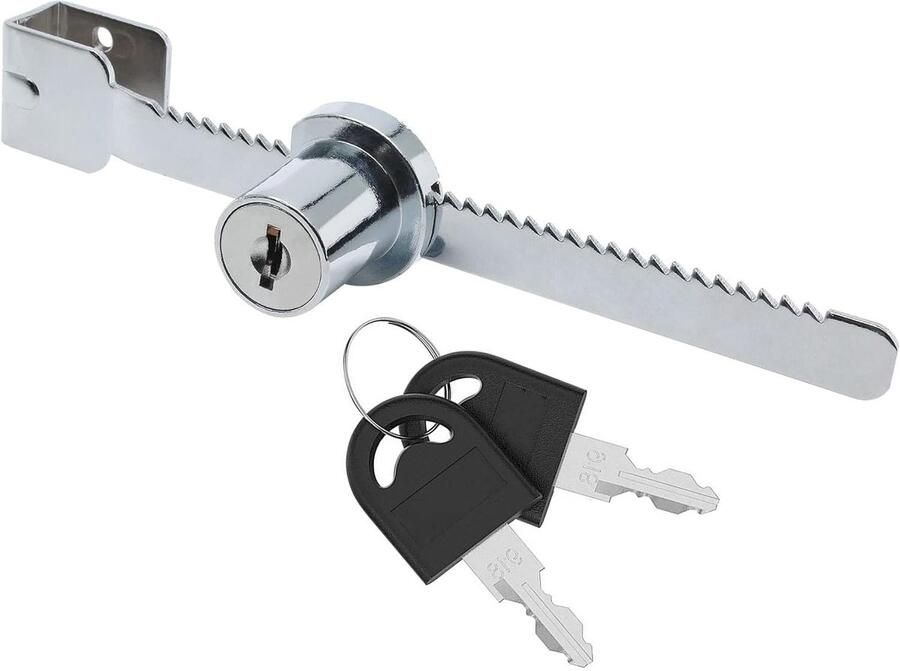 Terrarium Vitrinekast Slot Veiligheidsoplossing 1 Pack Zilver