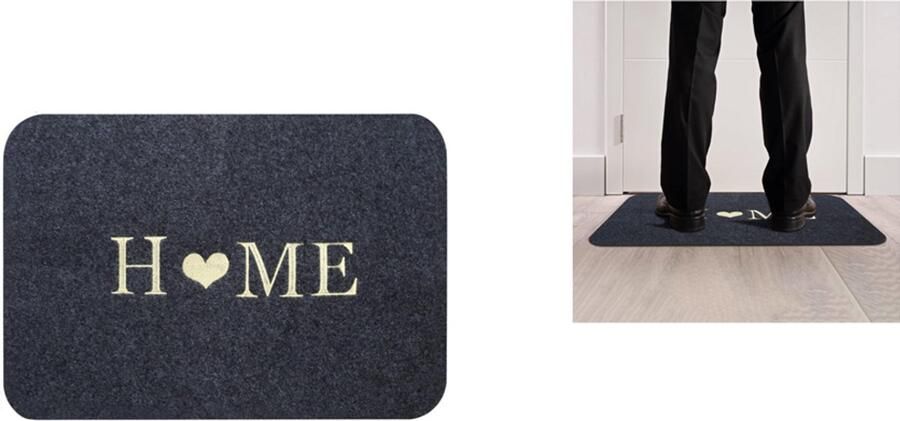 The carpet Badkamermat voetmat duurzaam vloermat kleine vloerkleed deur mat binnen keuken tapijten 40x60cm grijs