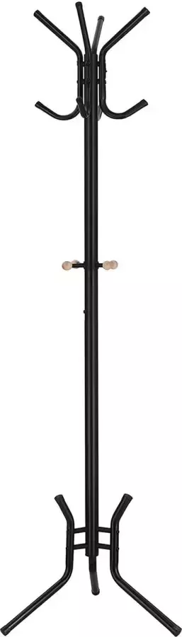 The Mash Kledingrek Stabiel Metaal Zwart 49 x 49 x 176 cm Groot