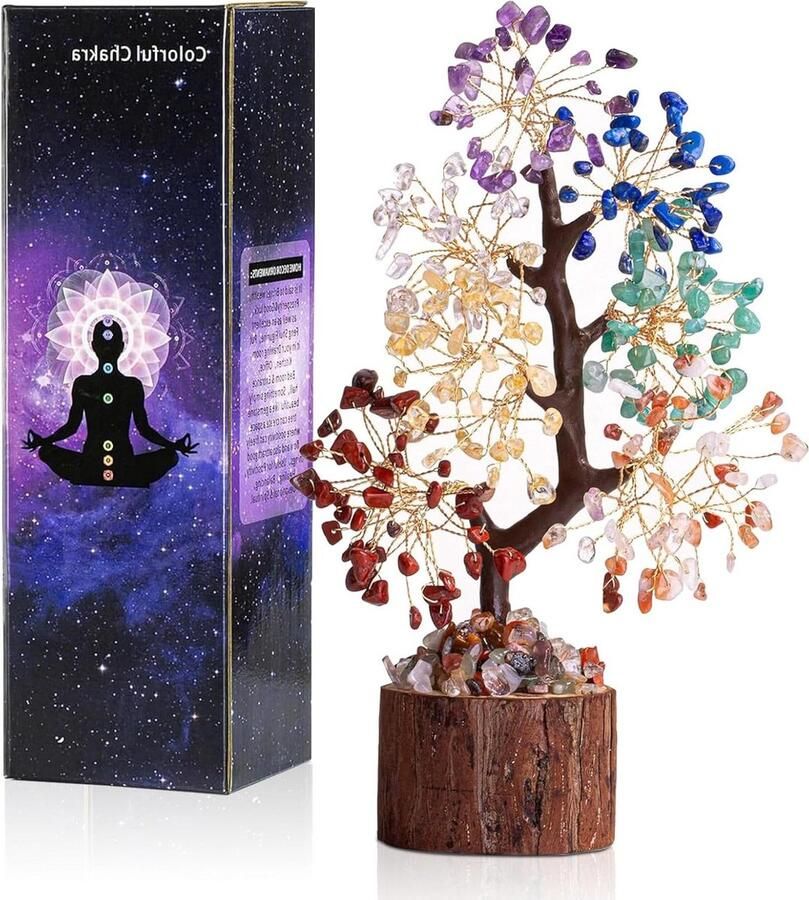The Tree of Life Amethist kristallen bonsai boom geldboom bureaudecoratie