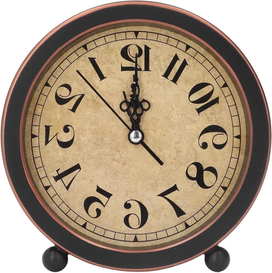 Allecto plus Bureauklok Nachtkastje met Batterijwekker Digitaal en Analoge Wandklok