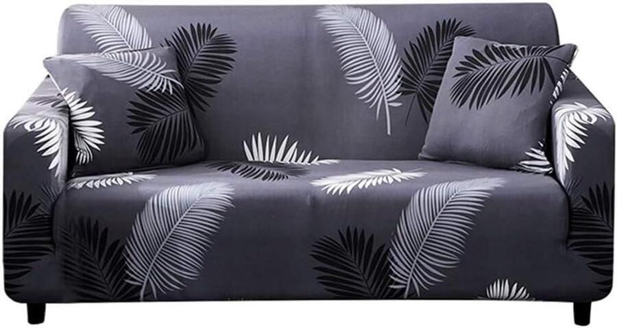 Allecto plus Elastische bankhoes Stofdicht Kussensloop Woonkamer decoratie Grijs 75x150cm