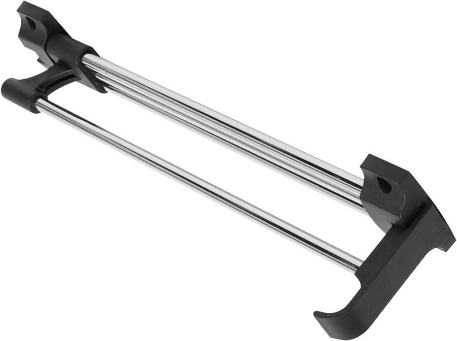 Allecto plus Roestvrijstalen kledingkast rail buis met verstelbare stang