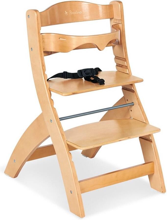 Rootz Living Rootz Thilo Step Chair Verstelbare kinderstoel Massief houten stoel Groeit met kind 46 cm x 64 cm x 79 cm