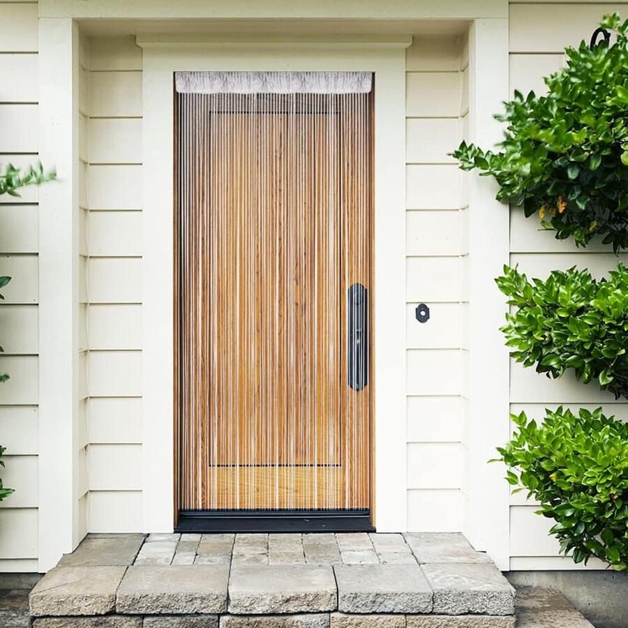 Thread Curtain Glitter White 100 x 200 cm Wall Curtain Shop Window Decoration Curtain Room Divider Fly Curtain for Wedding Cafe Restaurant