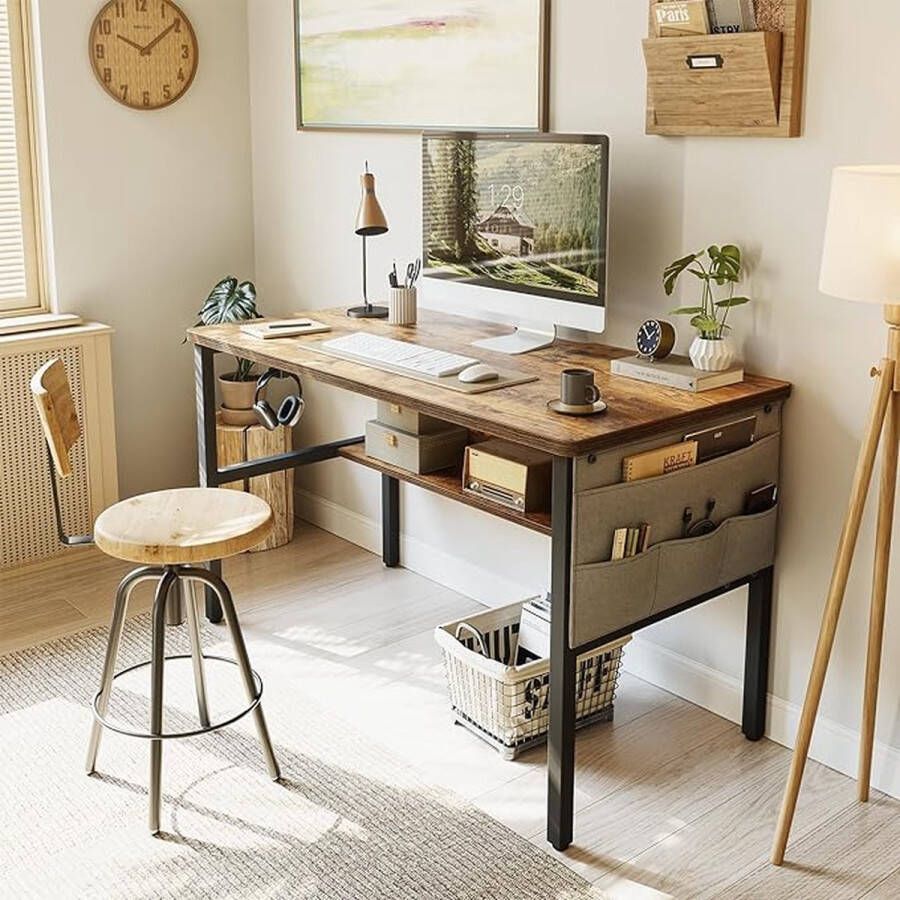 Geld.nl Thuis Laptop Notebook Computer Bureau Studiebureau Schrijfbureau 96 x 40 cm - Foto 2