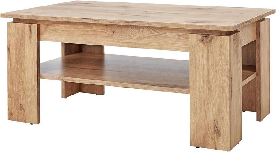 Rootz Living Rootz Titan Salontafel Nox Oak Nb Houtmateriaal Modulair ontwerp FSC-gecertificeerd Ca. 100x45x60 cm