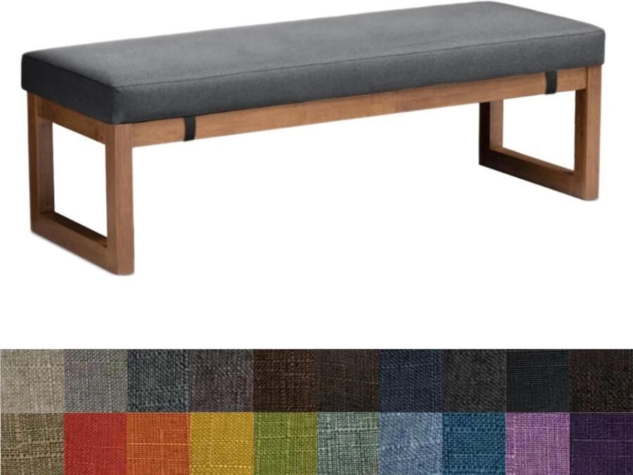 Title: Zitkussen voor bank tuinbank eetbank eetkamer 80 x 30 x 5 cm donkergrijsgroen