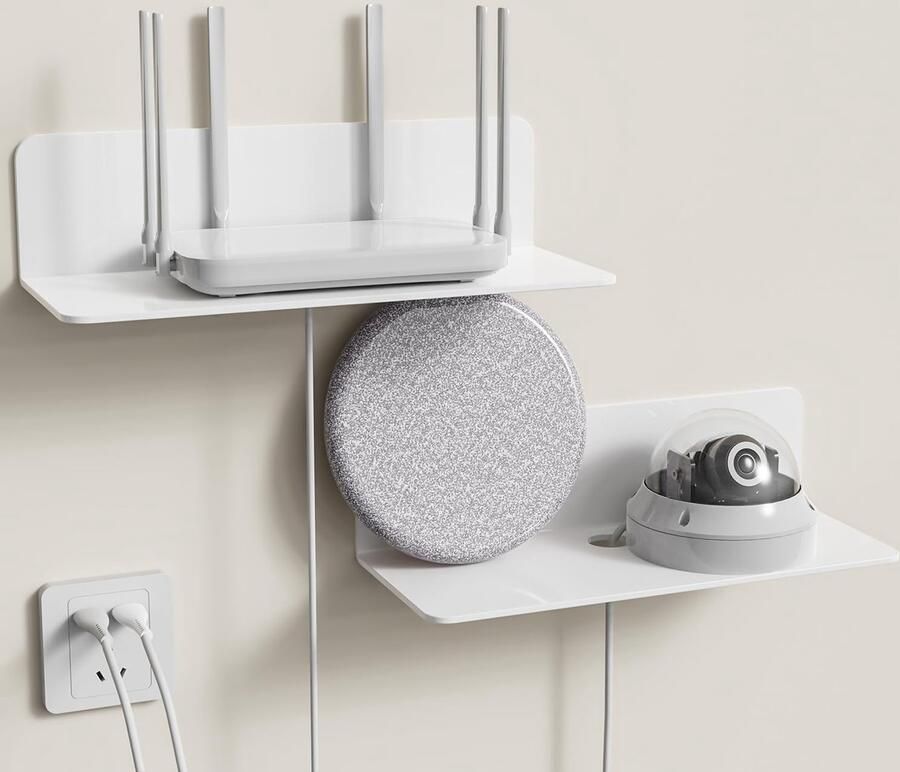 Toaren zwevende plank van acryl wandplank zonder boren set van 2 witte acryl wandplanken zelfklevende kleine planken plankplank set kleine wandplanken voor keuken slaapkamer kantoor badkamer