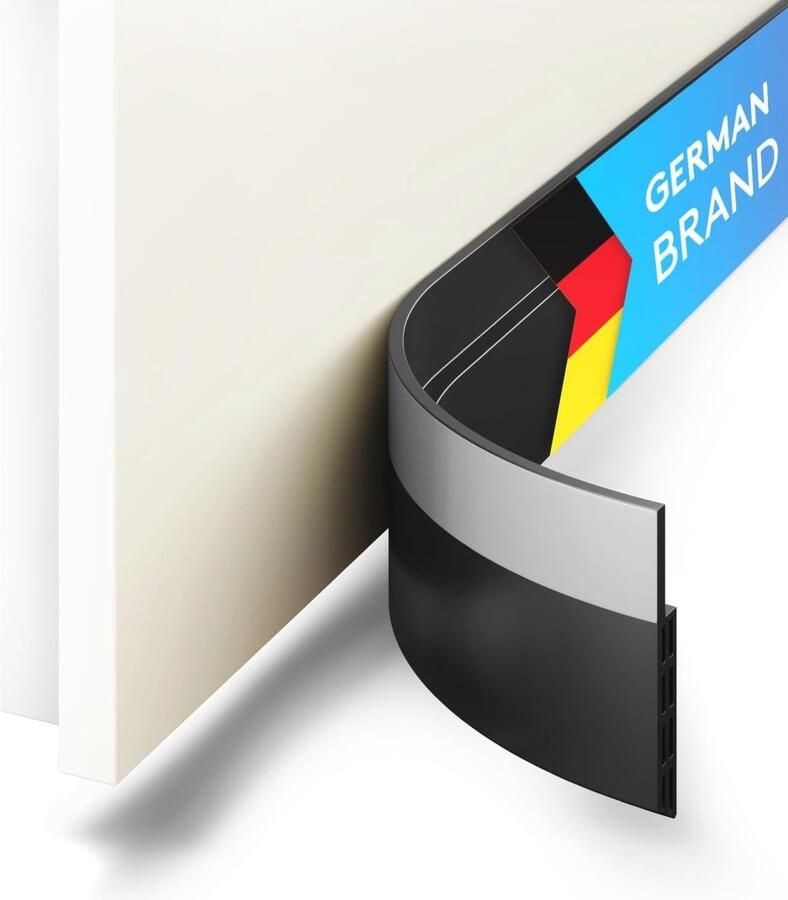 Tochtstrip voor Deuren Zelfklevende Deurafdichting Energiebesparende Koudewering Voordeur Afdichting 1x2m