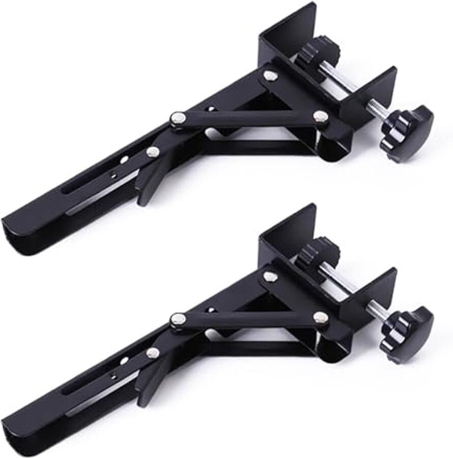 Toetsenbordhouder Klemhouder 25 cm RVS Inklapbaar Verstelbare C-Klemmen