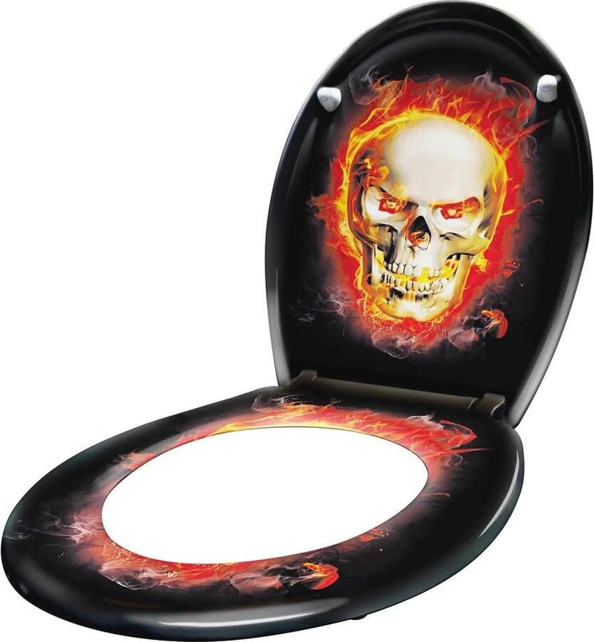 Toiletbril met Softclose en Antibacterieel Duroplast Gemakkelijk te Reinigen Afneembaar en Comfortabel