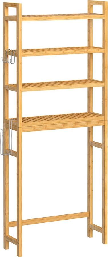 Toiletplank – Met verstelbare planken – naturel beige