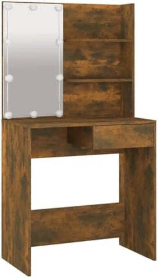 Toilettafel Kaptafel Met Spiegel Make Up Tafel - Foto 8