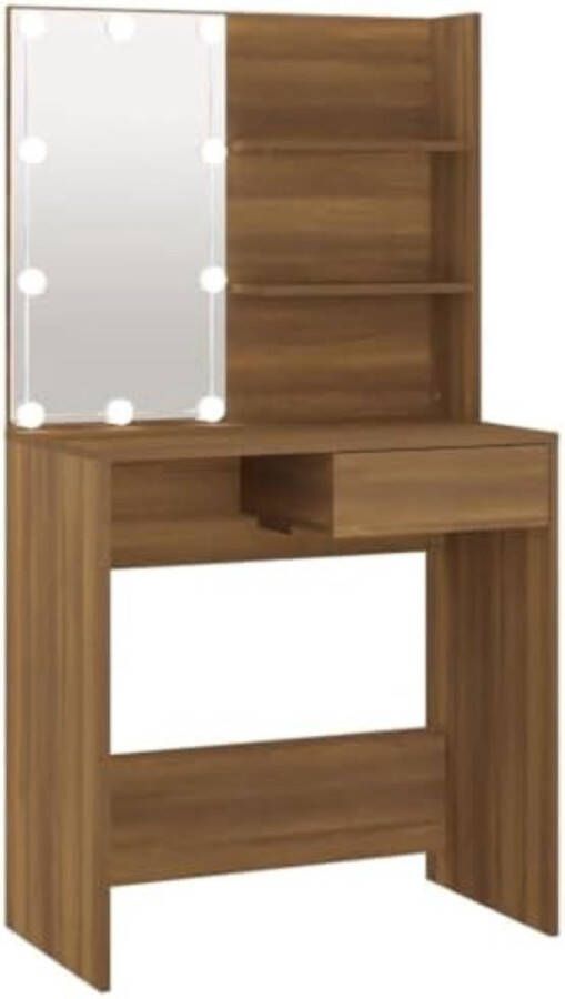 Toilettafel Kaptafel Met Spiegel Make Up Tafel
