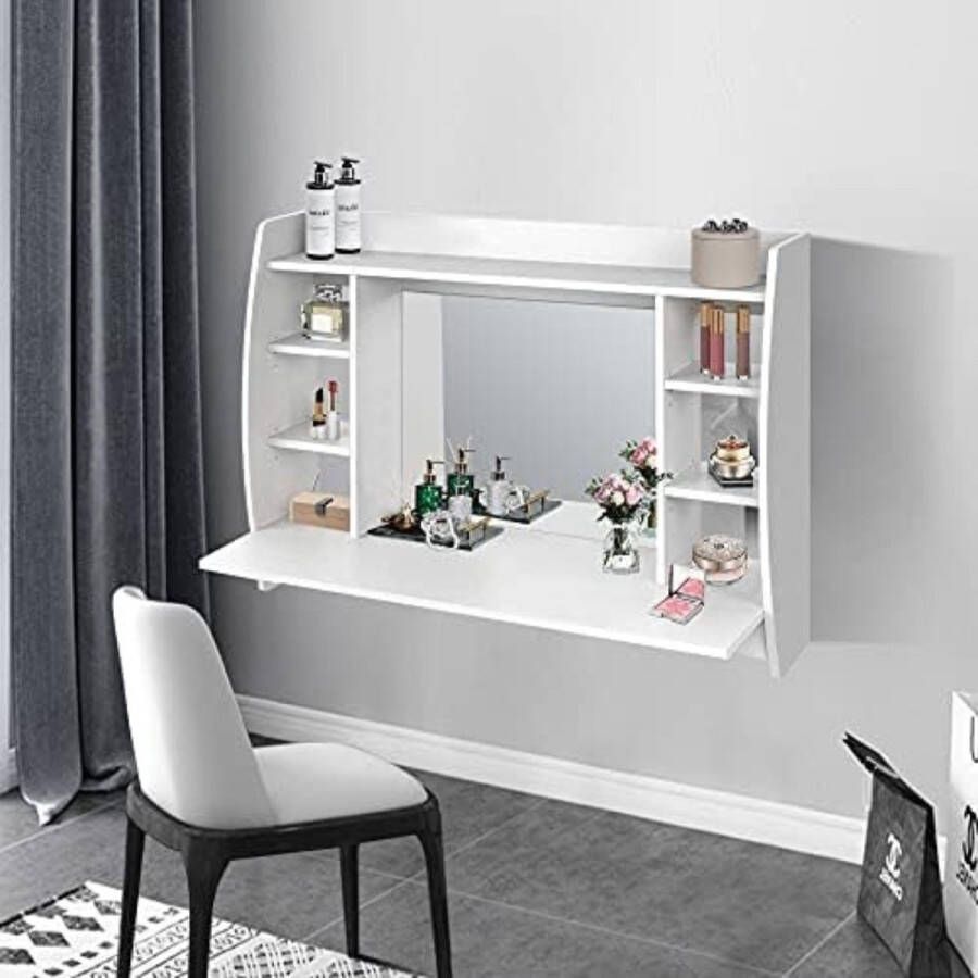Toilettafel Kaptafel Met Spiegel Make Up Tafel