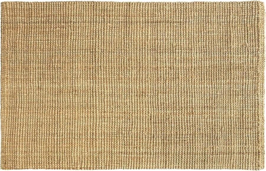Jute tapijt 60 x 90 cm Natuurlijk handgeweven en milieuvriendelijk Ideaal voor elk interieur