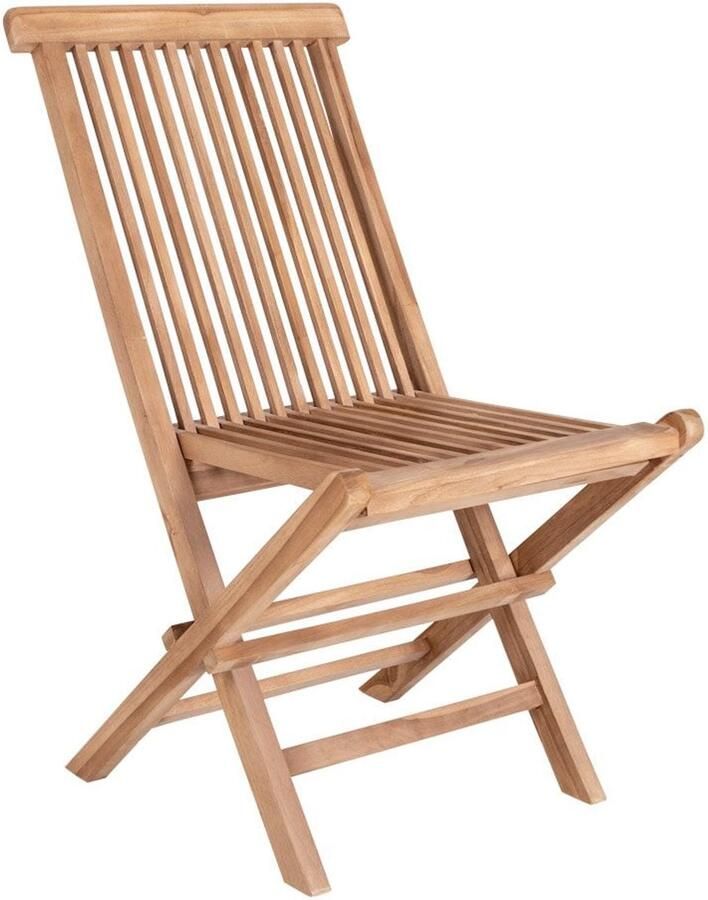 Toledo Dining Chair Set Teak Wood stoelen klassieke patiostoelen comfortabele zitplaatsen 62x46x89cm