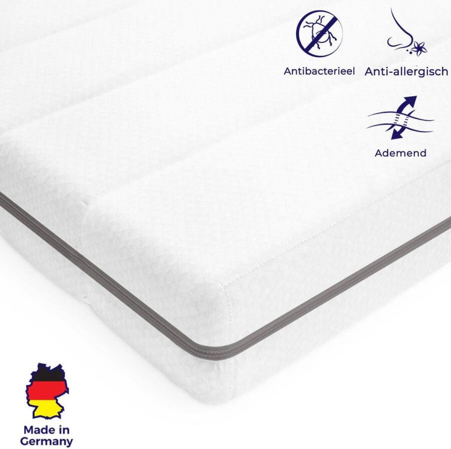 Mister Sandman Topdekmatras 100x200 traagschuim premium tijk topper 5 cm hoog