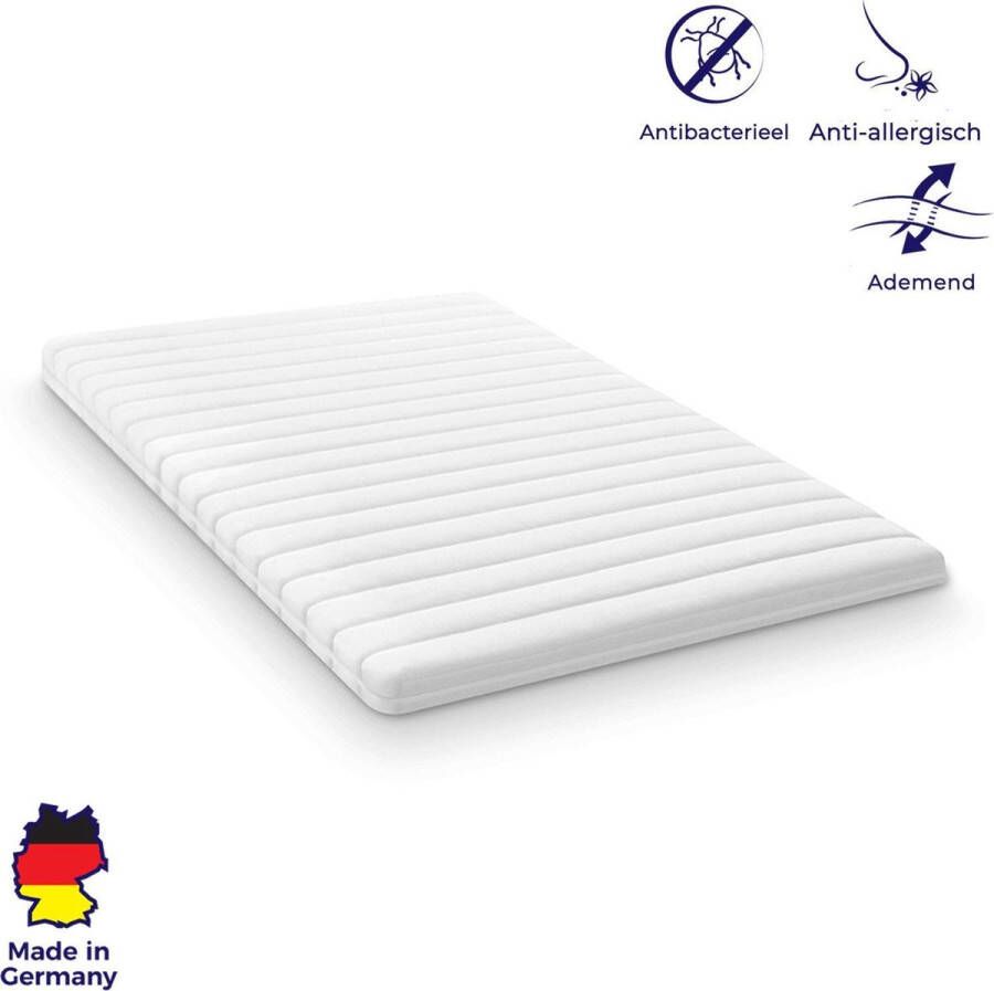 Mister Sandman Topdekmatras 120x200 traagschuim microvezel tijk 5 cm hoog