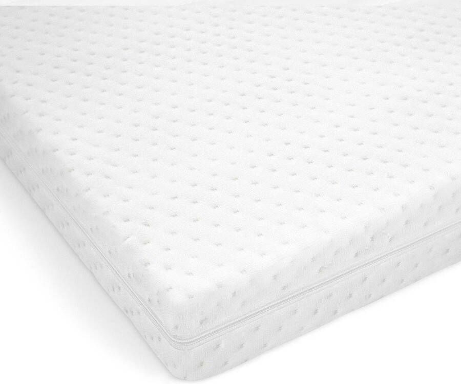 Topdekmatras gel topper 90x200 cm microvezel tijk 4 cm hoog