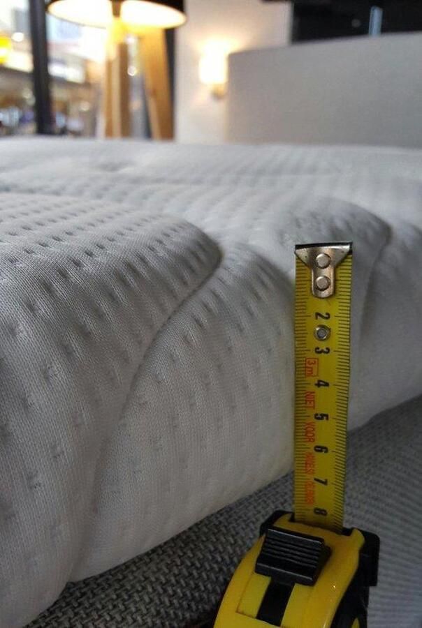 Topdekmatras Topper NASA VISCO Traagschuim 7CM 90x220cm