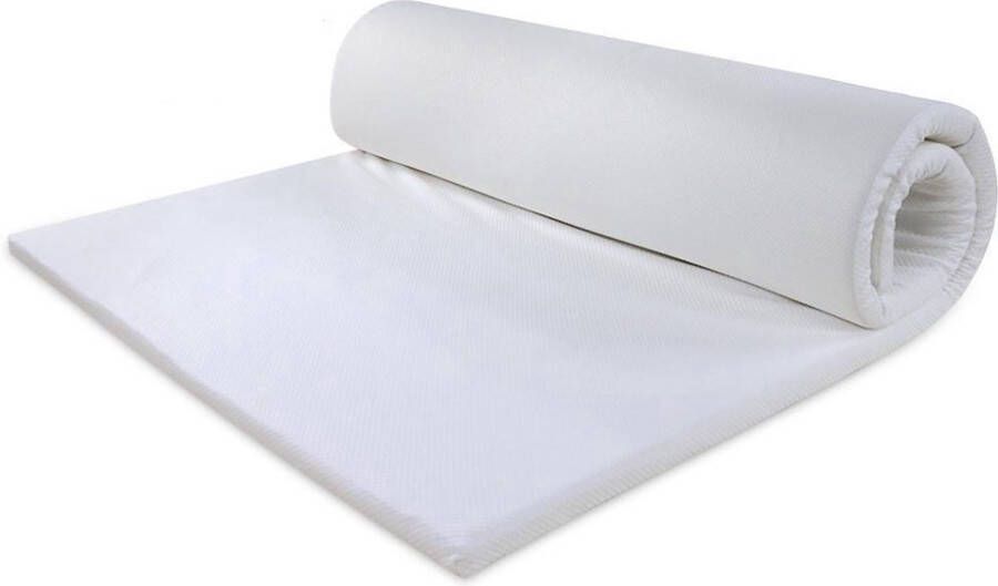 Topper – 140x200 – koudschuim – premium tijk – bed topper 5 cm hoog Gemiddeld