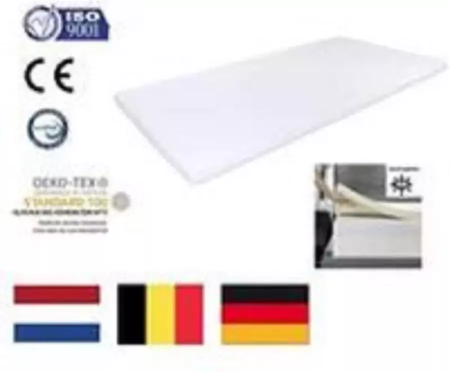 Topper Matras 160x200 Dekmatras Traagschuim Nasa Visco 8 9cm