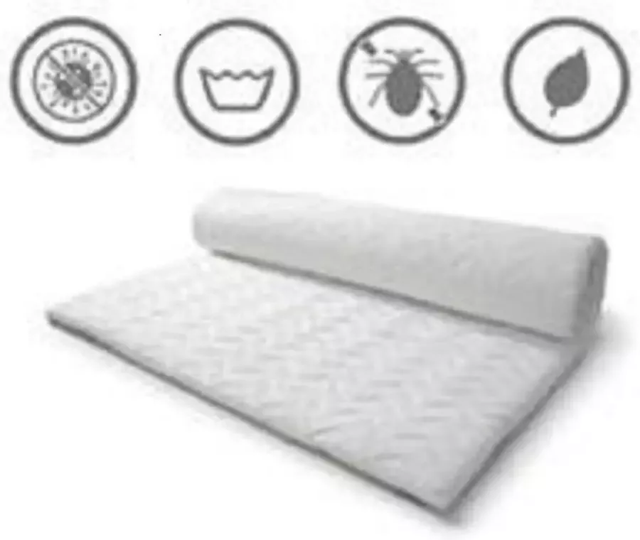Topper Matras 180x200 Dekmatras Traagschuim Nasa Visco 8 9cm