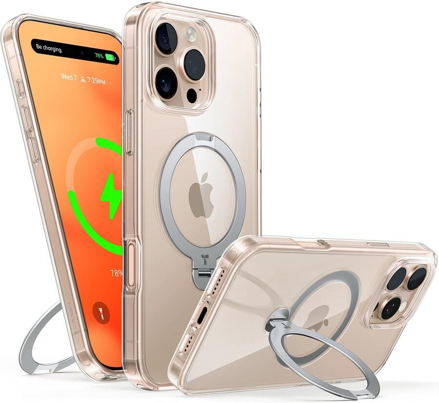 Torras Ostand Q3 Spin mobiele telefoon behuizingen 15 5 cm (6.1) Hoes Transparant