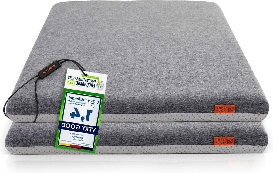 Traagschuim Stoelkussen Set Comfortabel Zitkussen voor Eetkamerstoelen Keukenstoel Kussens Antislip en Wasbaar Scandinavische Stijl