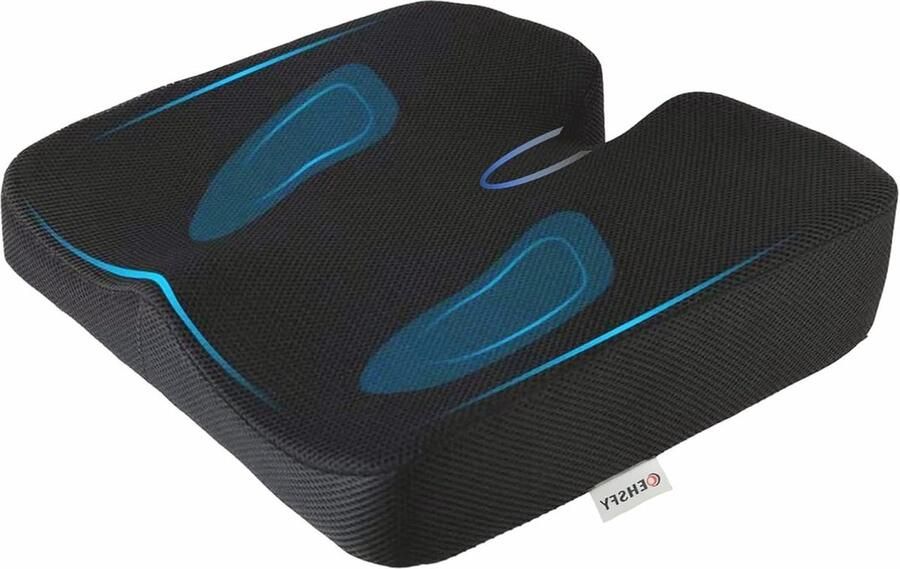 Stuitbeen Pad Traagschuim Zitkussens Dikker en Verbeterd Comfort Sterke Ondersteuning voor Bureaustoelen Autostoel Rolstoelen