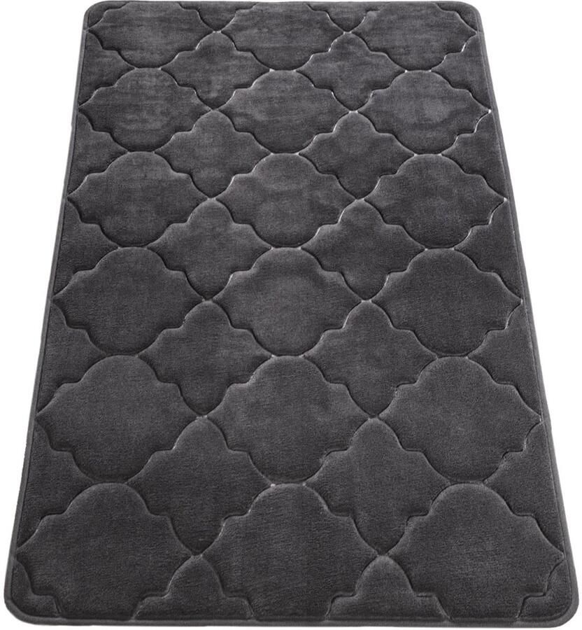 Memory Foam Bath Mat – Soft & Durable – Embossed Pattern – Relaxing Comfort