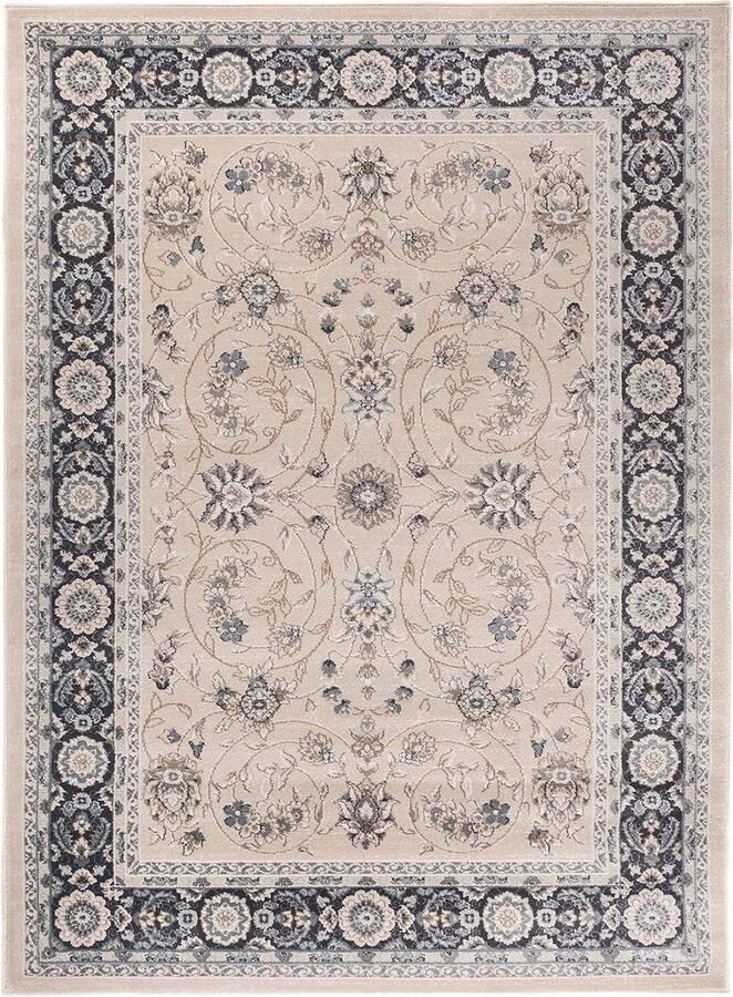 Traditioneel Oriëntaals Vloerkleed Tapijt met Klassiek Patroon voor Woonkamer Slaapkamer en Eetkamer 180x250 cm OEKO-TEX Gecertificeerd Beige