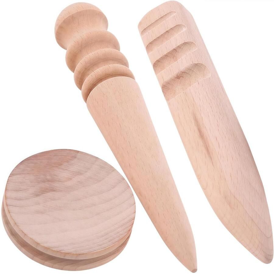 TRANKIELO Professionele Lederen Rand Slicker Burnisher – Ambachtelijk Gereedschap – Duurzaam en Efficiënt