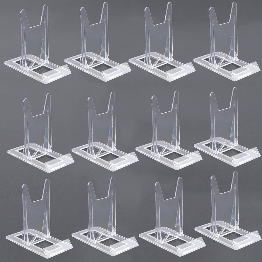 TRANKIELO – Set van 12 Kwaliteitsvolle Schildersezels – Veelzijdige Bordenstandaarden – Displaystandaard voor Boeken Documenten Foto's Mobiele Telefoons – Geschikt voor School Kantoor Winkel