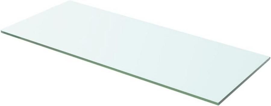 Transparant Gehard Glas Plank 60 x 20 cm Robuuste en Duurzame Wandplank voor Modern Interieur